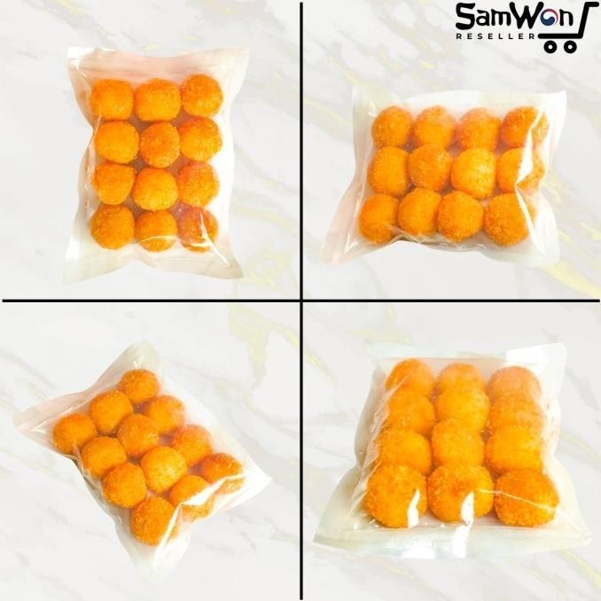

Uinn - Bola Singkong Isi Kacang Merah (12 Pcs) Gorengan Frozen Food