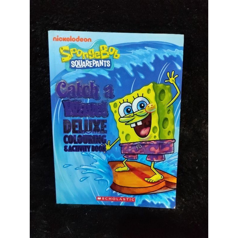SPONGEBOB SQUAREPANTS CATCH WAVE DELUXE COLOURING & ACTIVITY BOOK