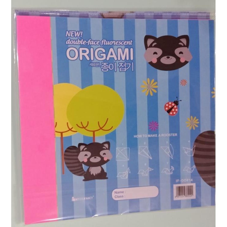 

Kertas Lipat Origami 2 Sisi Double Face 14 x 14 25 Lembar ilmi__77