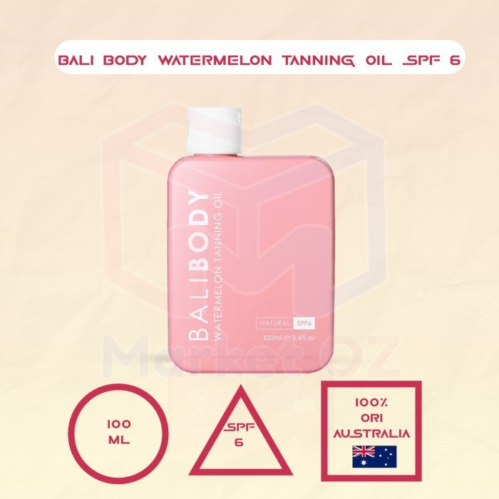 Bali Body Watermelon Tanning Oil Spf6 100Ml Australia