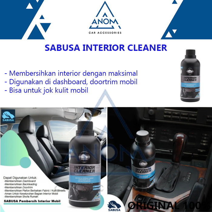Pembersih Interior Dashboard Jok Mobil Sabusa Interior Cleaner 500Ml