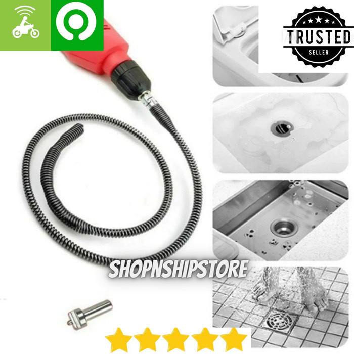 Joxi (Kawat Pembersih Saluran Pipa Mampet Dengan Adaptor Bor Panjang)