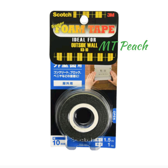 

3M SUPER STRONG OUTSIDEWAL SCOTCH KB10 DOUBLE TAPE UNTUK DINDING LUAR HOT PROMO