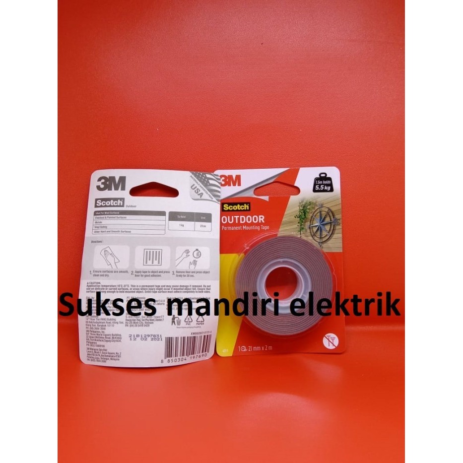 

Double Tape 3M USA Scotch VHB 4011 3M USA - VHB TERMURAH
