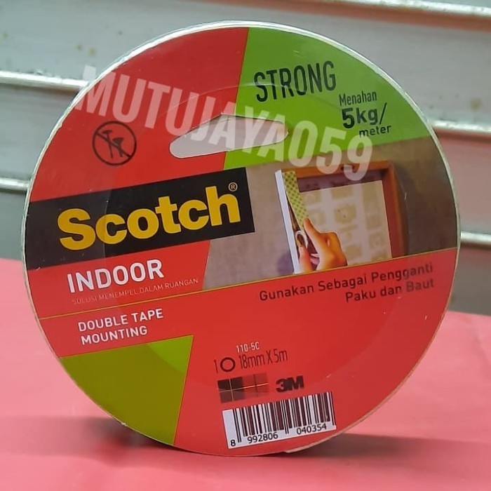 

Double Tape Mounting 3M Strong Indor uk 18mm x 5mtr HOT PROMO