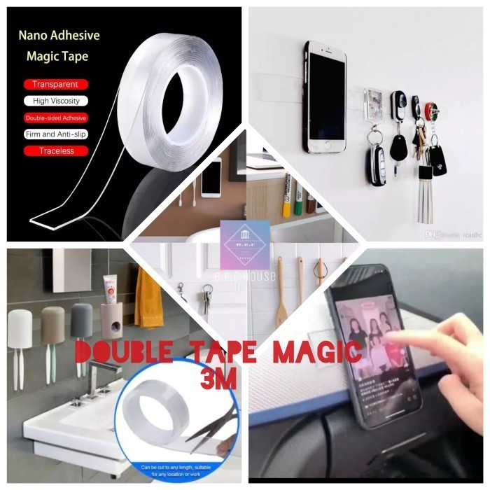 

HARGA DISKON DOUBLE TAPE SUPER ISOLASI BENING MULTIFUNGSI 3M