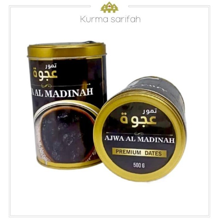 Kurma Ajwa Kaleng 1kg-Kurma Ajwa Almadinah Premium MS