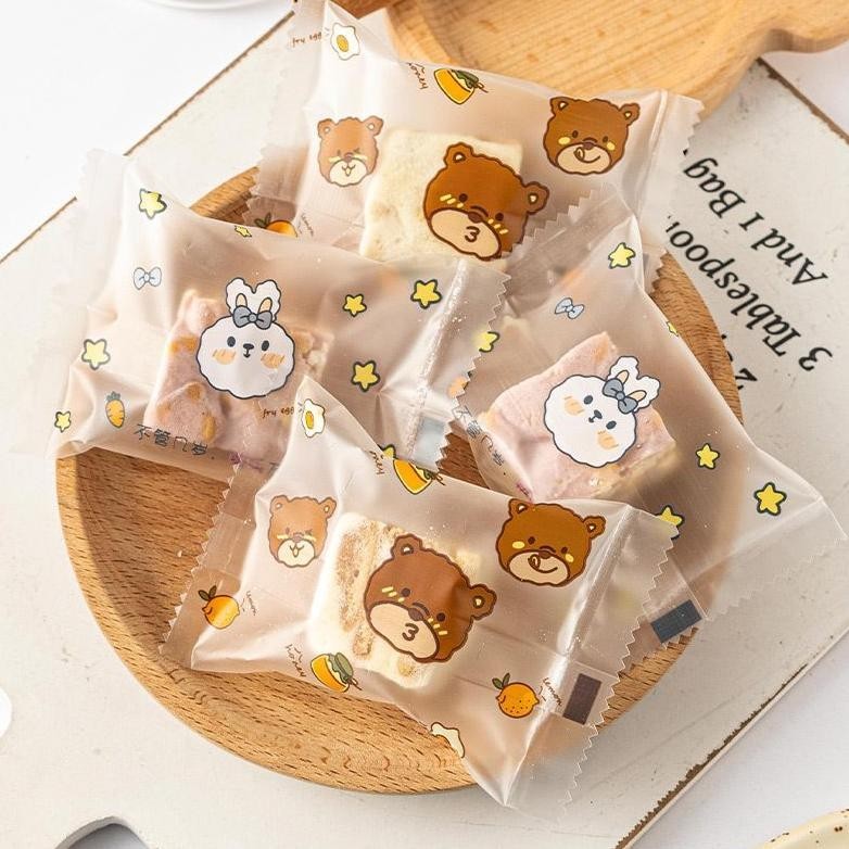 

Beli Hemat" PLASTIK SEALER NASTAR TAIWAN COOKIES PIA 7X10 KAWAII BUNNY ,BEAR BROWN ||