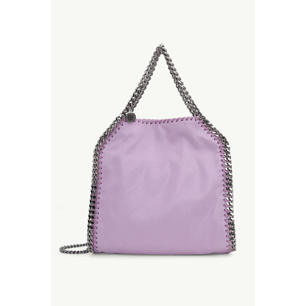 STELLA MCCARTNEY Mini Falabella Fold Over Tote in Lilac SHW