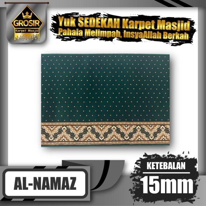 Karpet Masjid Al Namaz Tebal 15Mm Meteran / Karpet Sajadah
