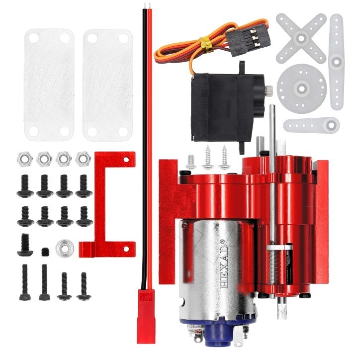 MN WPL Dual Speed Gearbox Full Metal WPL C24 C34 B36 MN FJ45 MN45 MN90