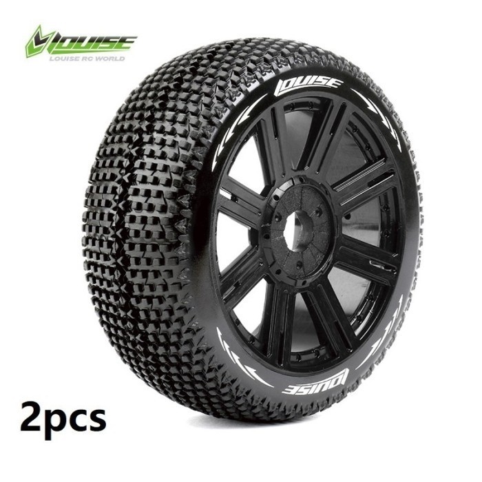 Louise B-TURBO 1/8 Buggy Tires Ban Rc Abisma Arrma Carson SworkZ Mugen