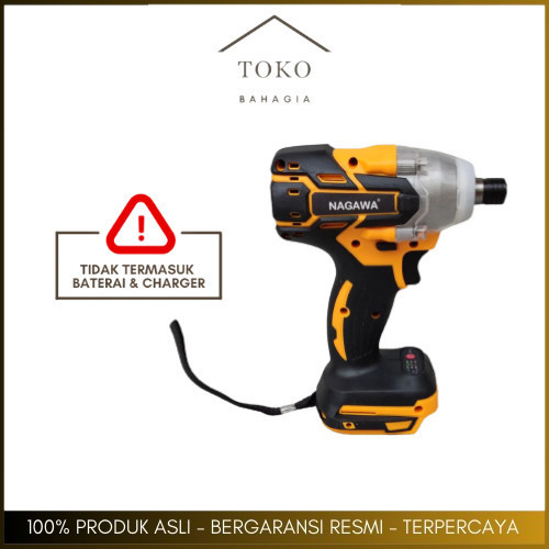 MESIN BOR OBENG SCREWDRIVER BRUSHLESS IMPACT DRIVER CORDLESS NAGAWA