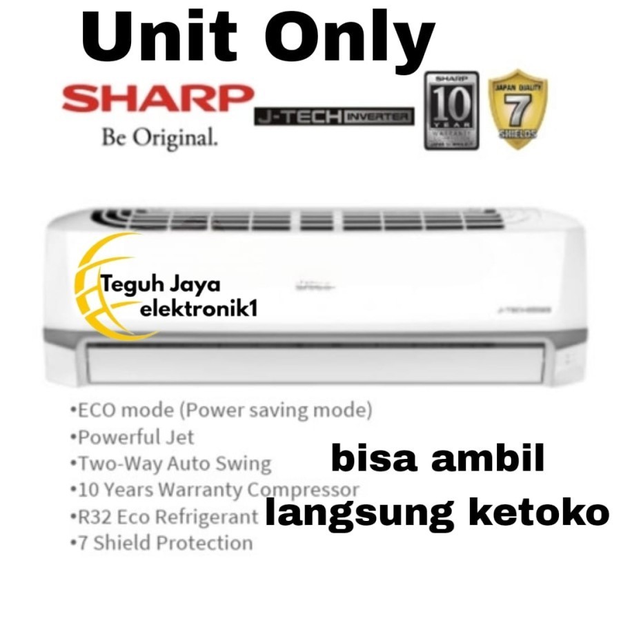 AC Sharp 1.5 pk J-tech inverter/AH-X13ZY Thailand