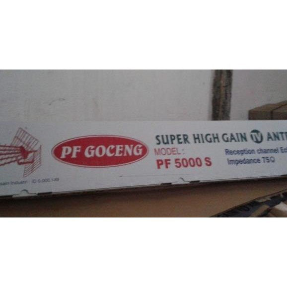 Berkualitas| Antena Luar UHF VHF PF 5000 GOCENG Mandra + Kabel Antena 18 M