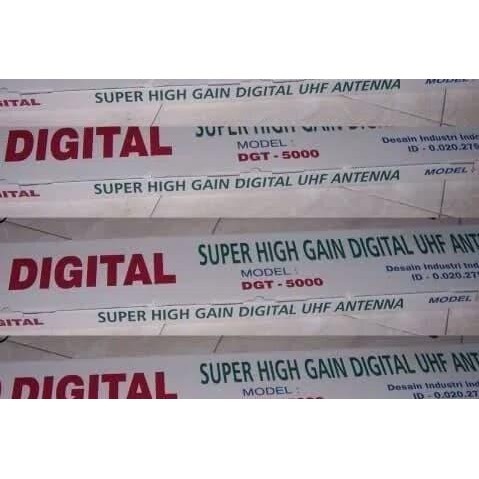 Berkualitas| Antena TV Digital/Analog Outdoor PF Digital 5000 Free Kabel 18 Meter