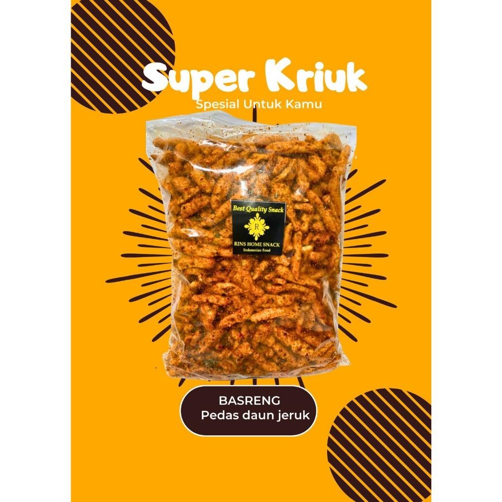 

POI Basreng Extra pedas Daun Jeruk 1 kg TERLARIS