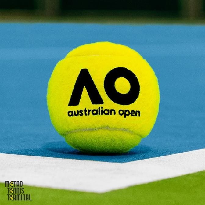 Dunlop Australian Open Ball Tennis ( Bola Tenis isi 4 ) - TOKO SAFFA