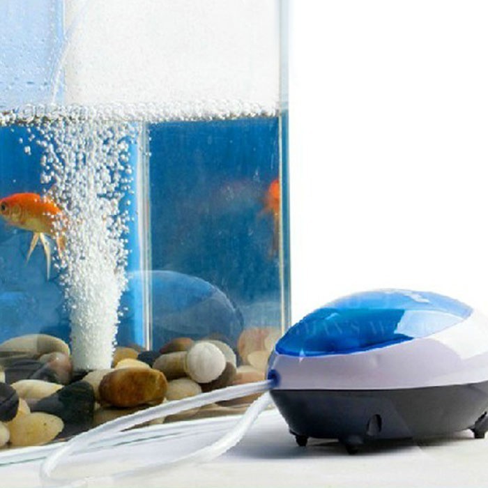 RISENG Aerator Aquarium Alat Pembuat Gelembung Udara Akuarium Mini