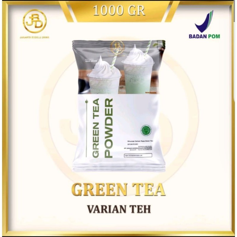 

Bubuk Minuman Premium Green Tea - Jakarta Bubble Drink | BPOM & HALAL