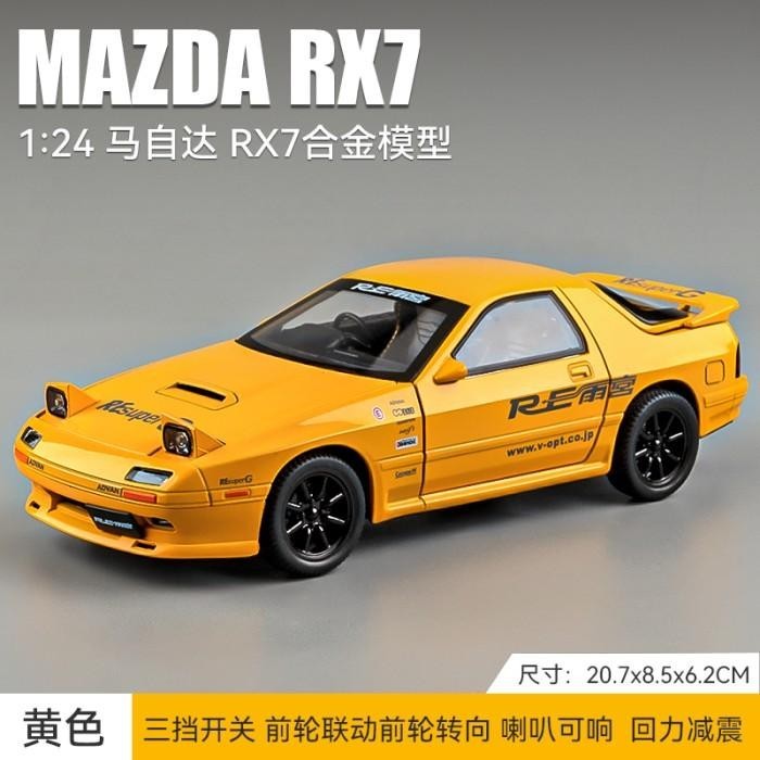 TWH DIECAST MAZDA RX-7 RX7 FC INITIAL D MOBIL MINIATUR HADIAH KADO