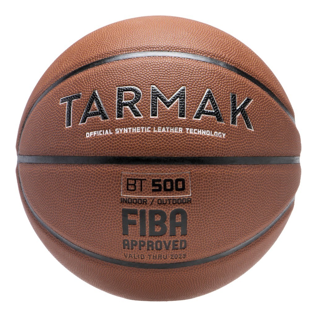 Decathlon TARMAK Bola Basket BT500 Uk. 7 - Coklat/FIBA - 8648082