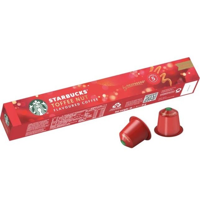 

Termurah! Starbucks NESPRESSO Toffee Nut Coffee Capsule - Limited Edition Kode Ql 363