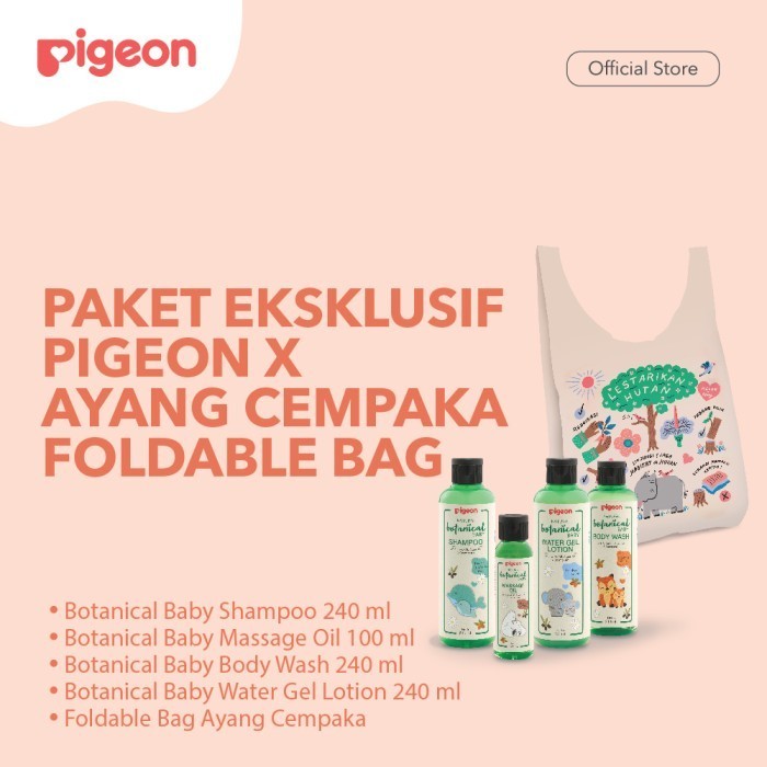 Paket X Ayang Cempaka Foldable Bag Edisi Lestarikan Hutan