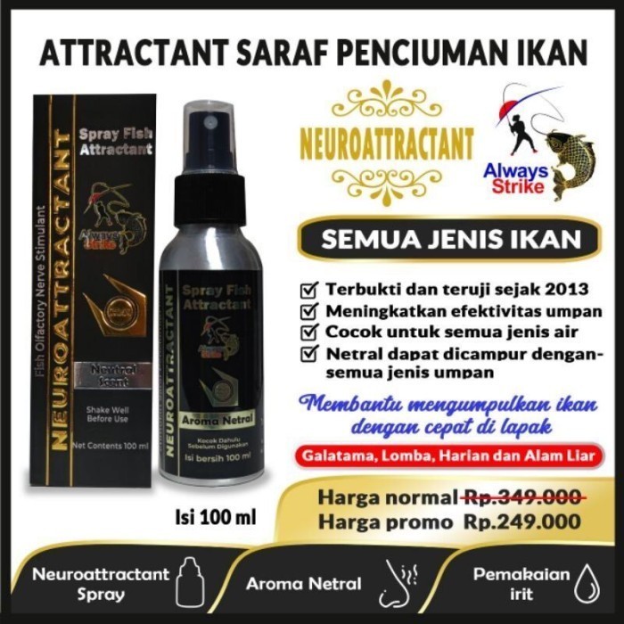 Neuroattractant Spray Fish Attractant essen/campran umpan mancing