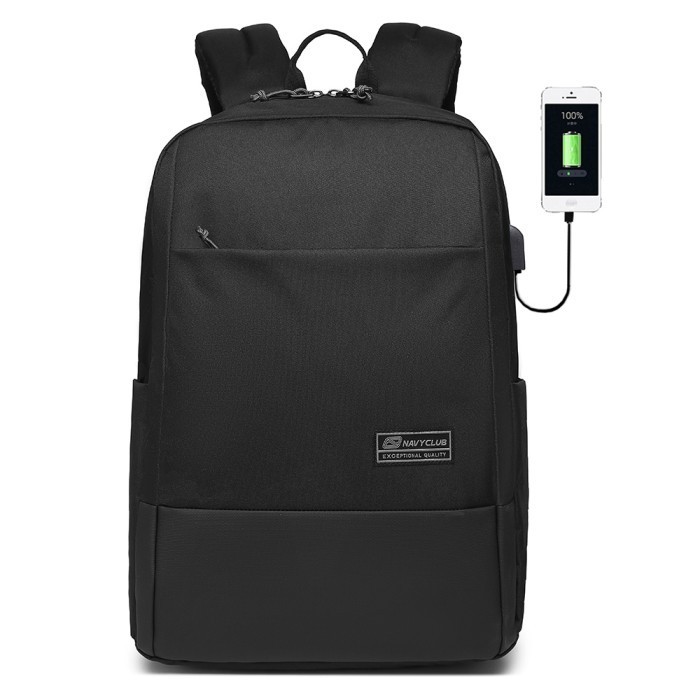 Tas Ransel Navy Club HIC - Tas Laptop Pria Backpack Daypack