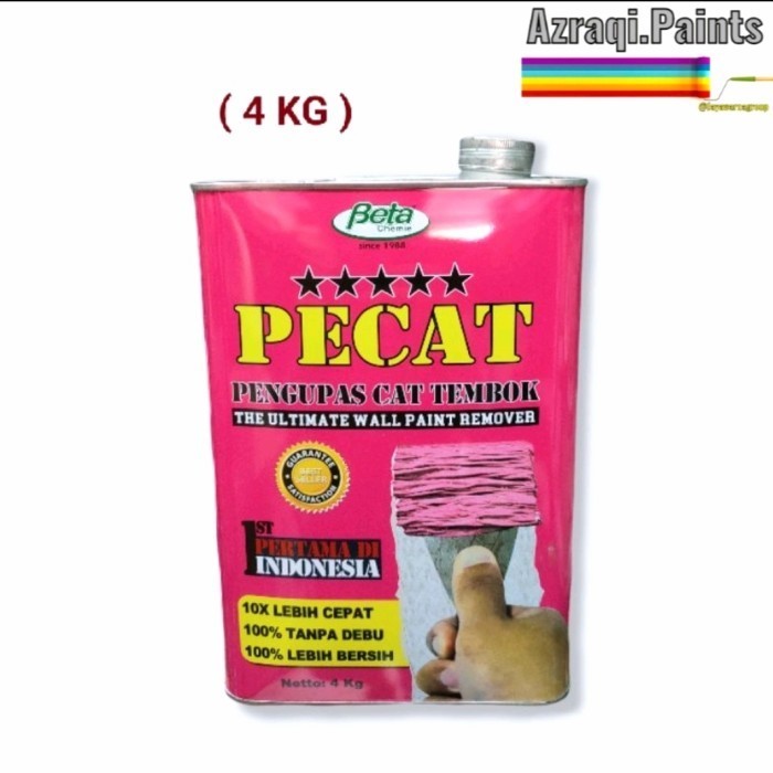 Perontok Cat Tembok Pecat ( 4 Kg ) - Paint Remover Cat Tembok