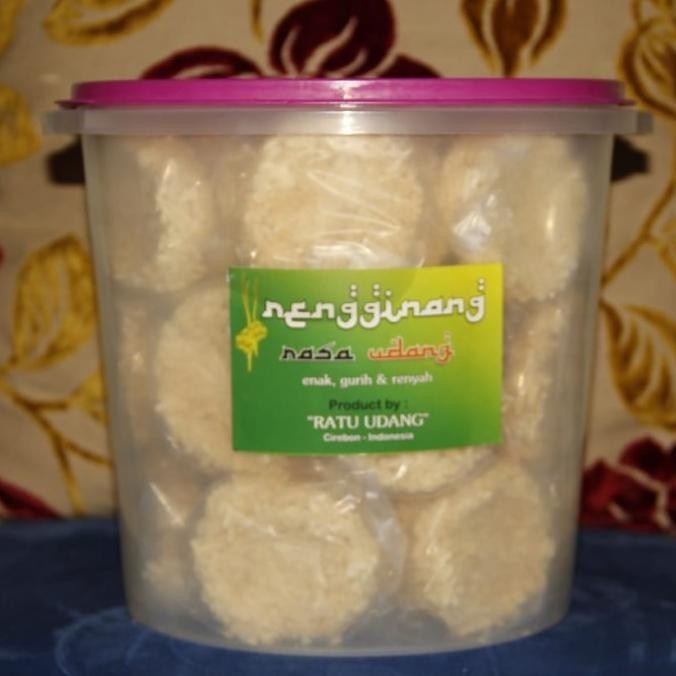

Rengginang rasa udang matang toples besar khas cirebon E82BJ
