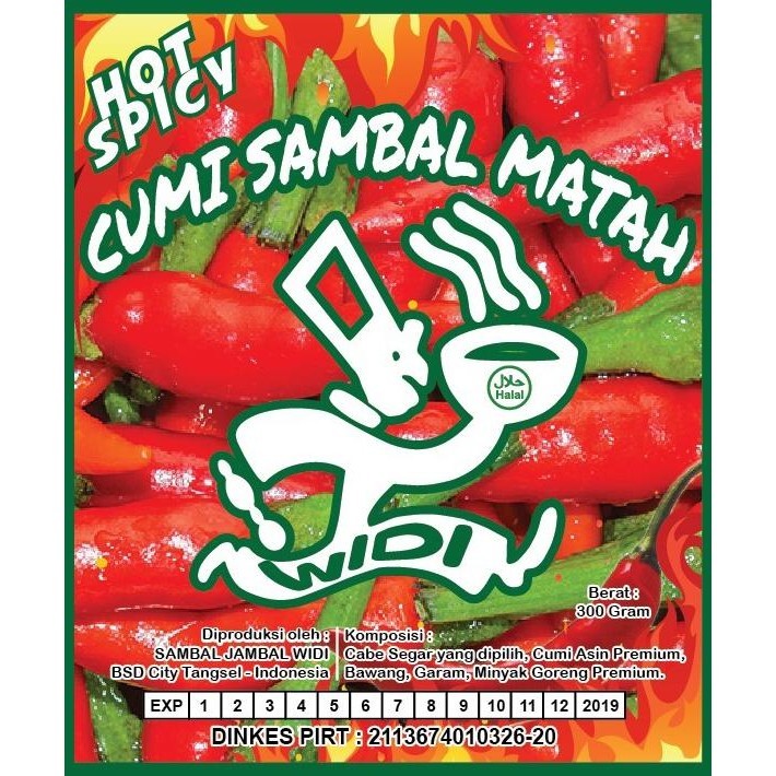 

Aneka sambal Widi : Cumi sambal matah TB
