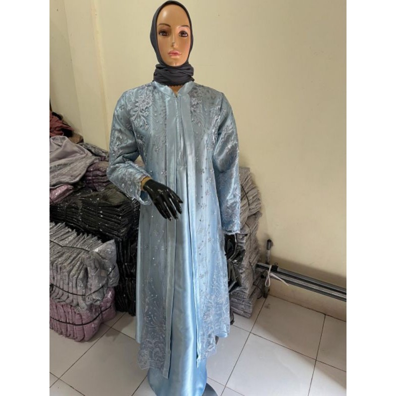 GAMIS NAGITA SATIN KRISTAL IMPORT MIX TILE. GAMIS LEBARAN
