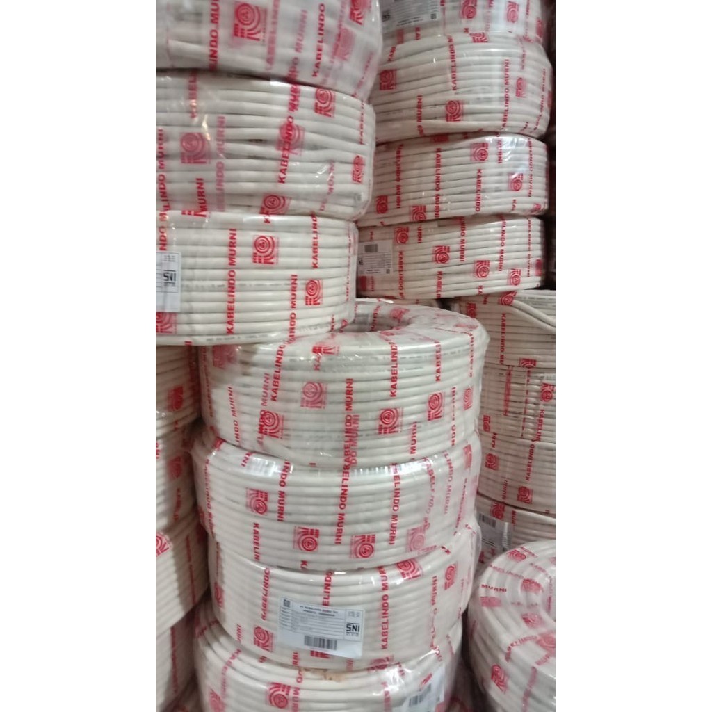 Kabel Kabelindo Nym 2X1.5 Mm 100Meter 2X1,5 2 X 1.5 2 X 1,5