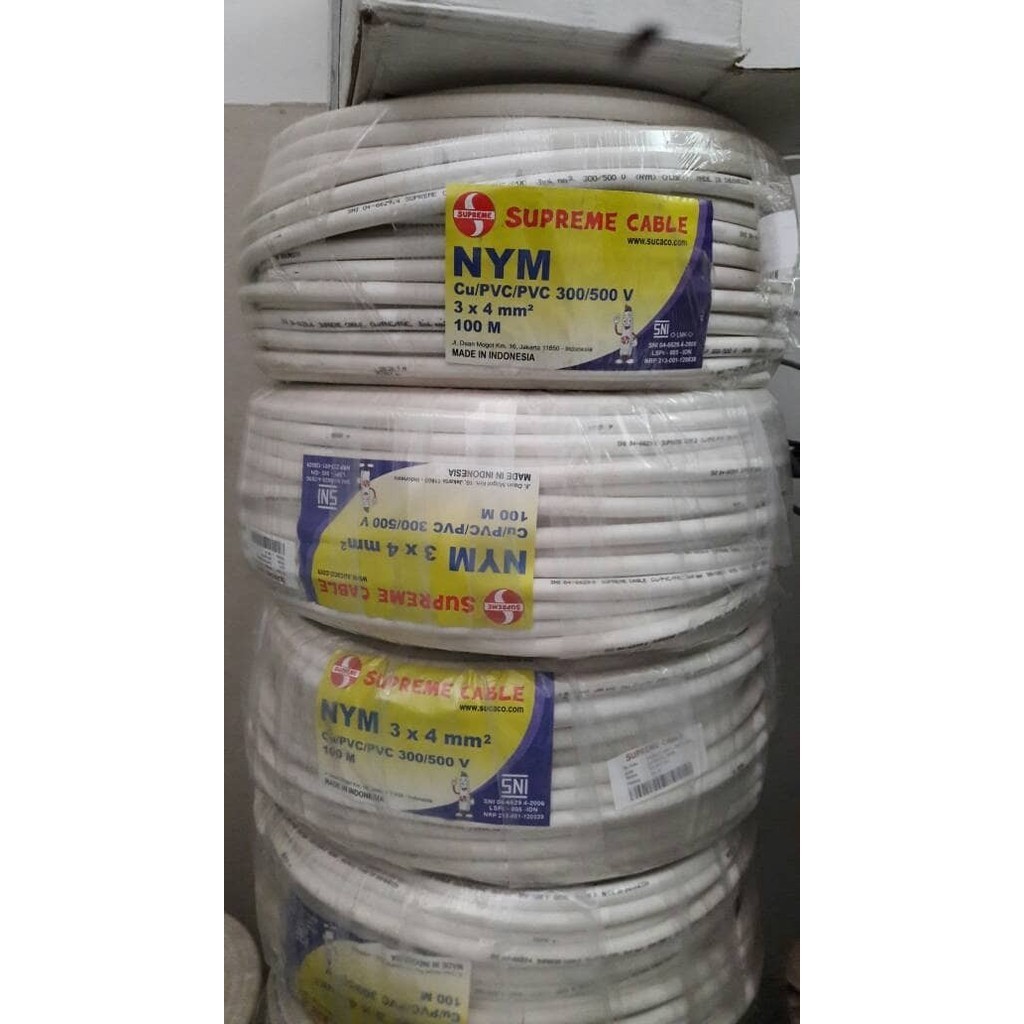 Kabel Supreme 3 X 4 3X4 Nym 50 Meter