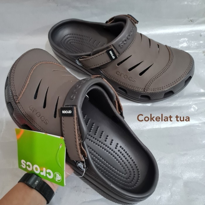 Sandal Crocs Yukon Leather Priasandal Crocs Yukon Leather Yukon