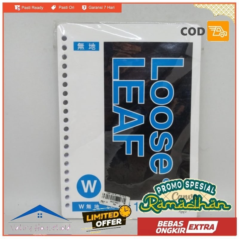 

Kertas LOOSE LEAF Polos