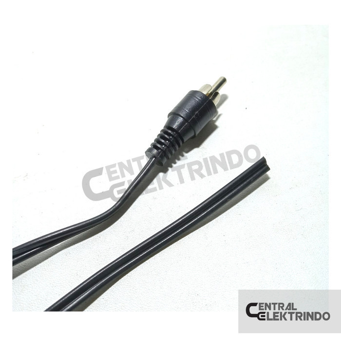 Kabel RCA Male Buntung Hitam 2 meter