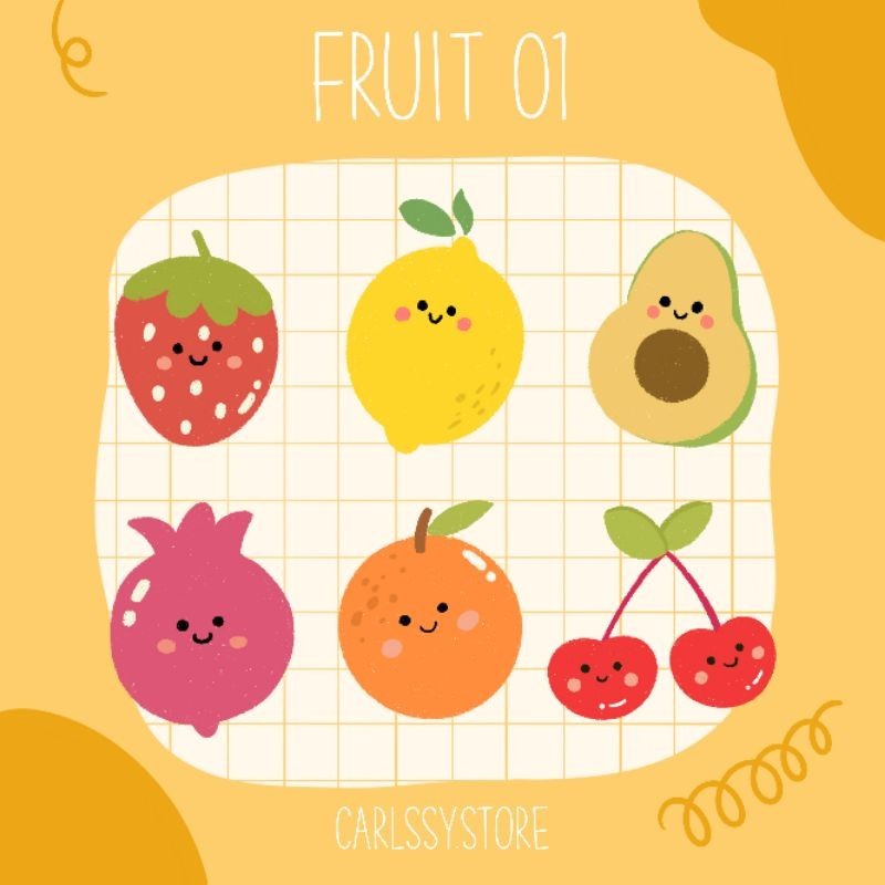 

Sticker Gambar - Fruit n Vegetables
