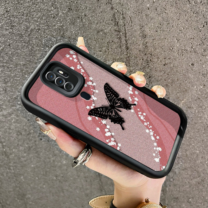 Casing Hp OPPO A5 2020 OPPO A9 2020 Case lembut baru Softcase pelindung silikon casing pola kupu-kup