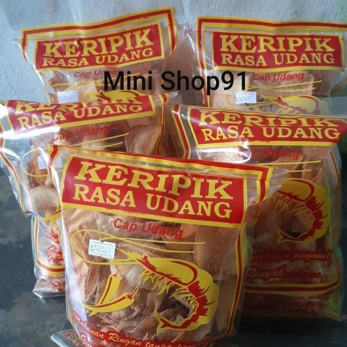 

Keripik Rasa Udang/Makanan Ringan Tanpa Pengawet/Oleh-oleh Khas Jambi
