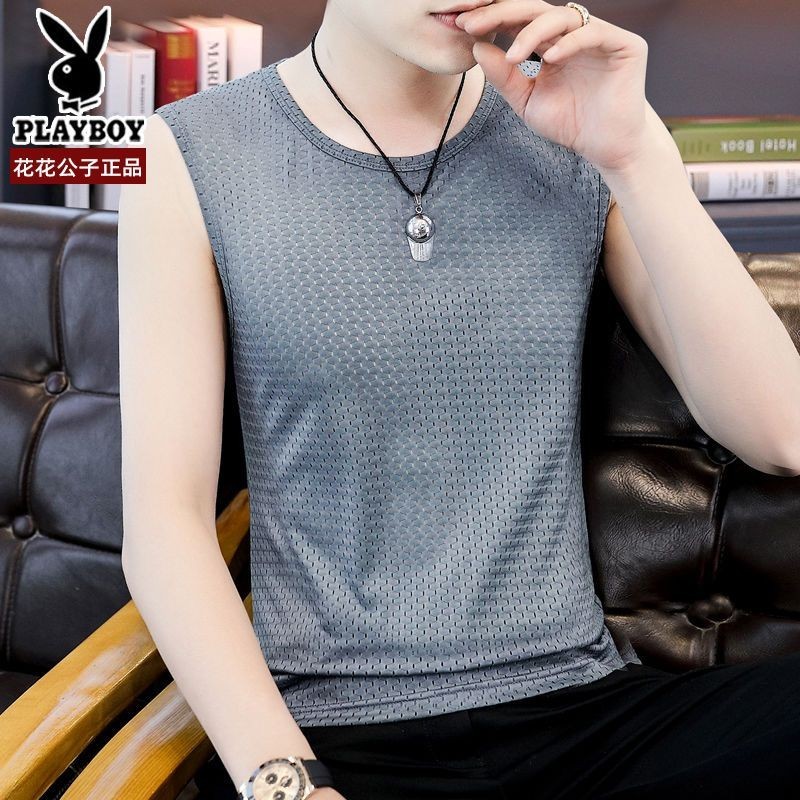 Playboy Mesh Breathable Ice Silk Men's Vest