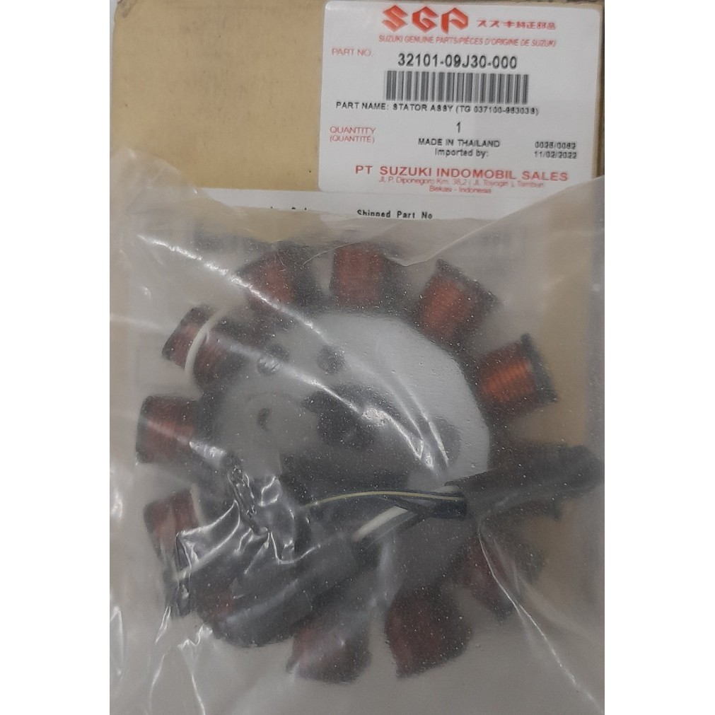 Suzuki Genuine Part, Stator Assy (SPUL), Address 110