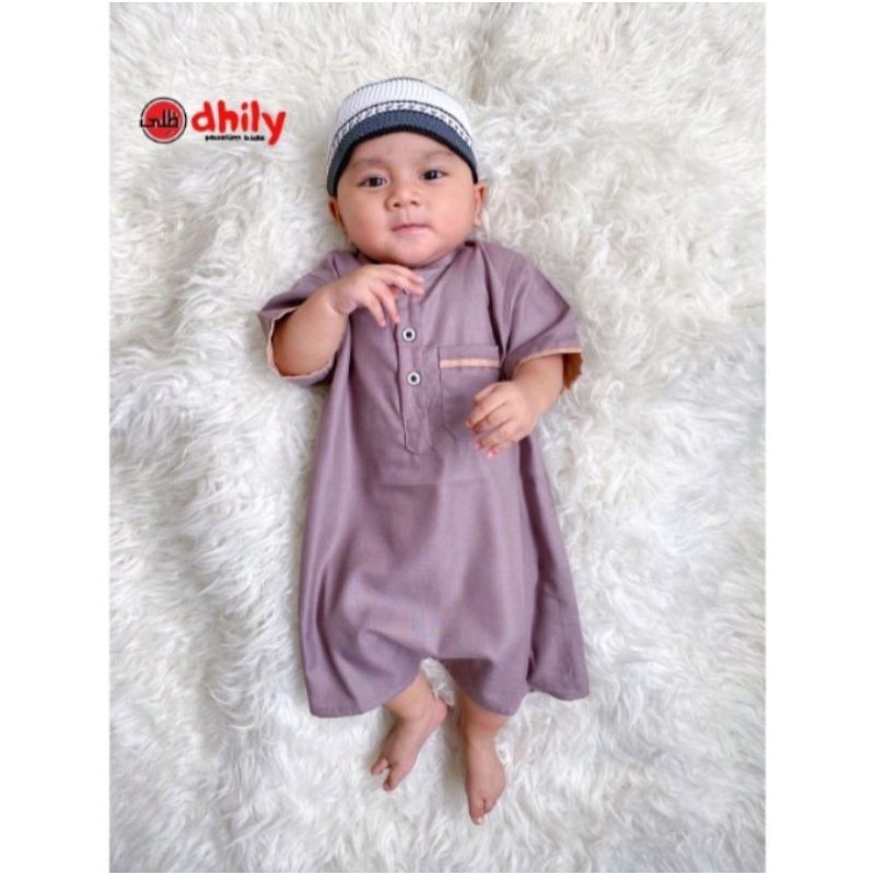 DHILY, Jubah, Gamis Koko Bayi 0-6 bulan