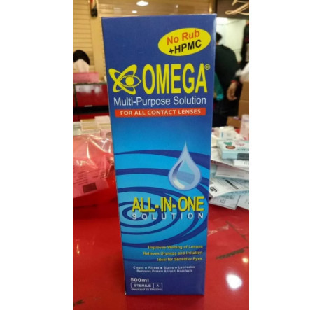 Cairan Pembersih Softlens Omega Multi Purpose 500ml