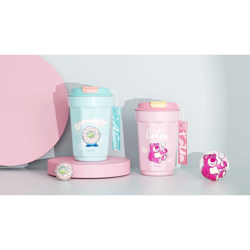 OFC Miniso Disney Pixar Food Collection Steel Tumbler Miniso Gelas Alien Gelas Stainless Miniso