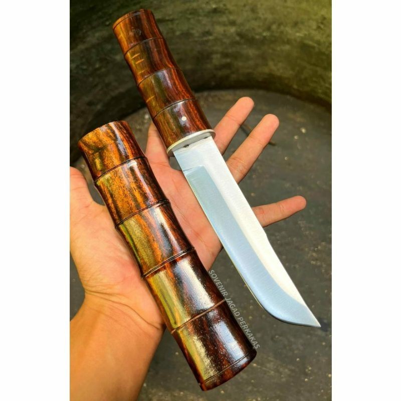 PISAU FUKO MINI TAN TO BAJA HSS Model Bambu Pethuk Petuk Bamboo Kayu Sonokeling