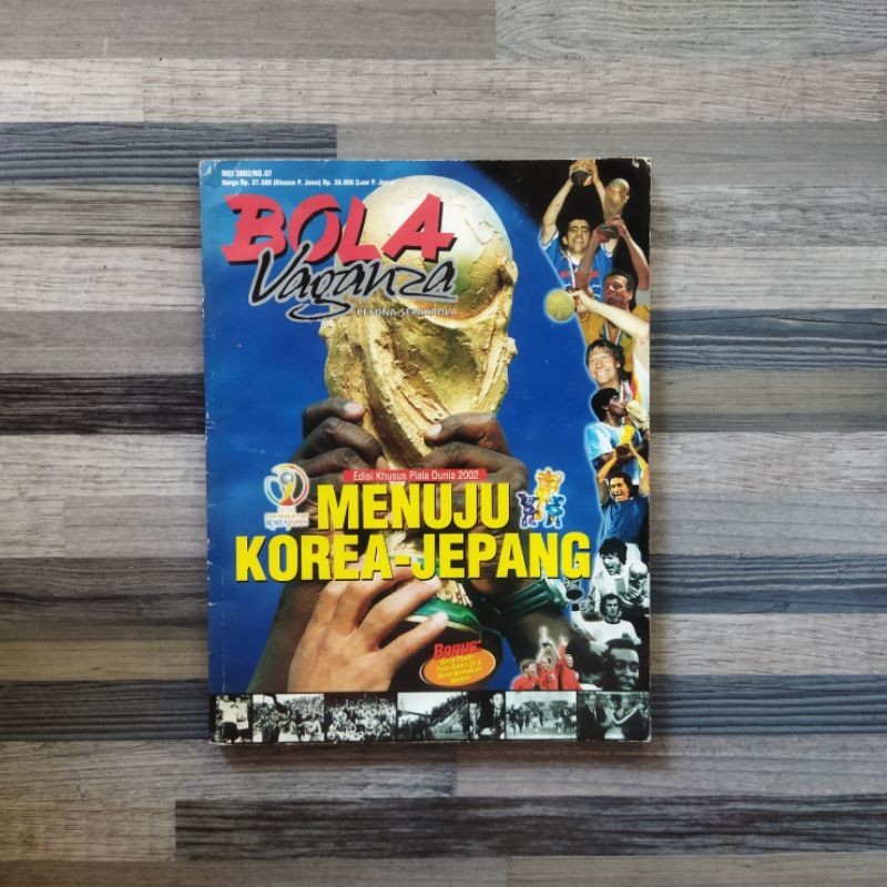MAJALAH BOLA VAGANZA EDISI KHUSUS PIALA DUNIA 2002