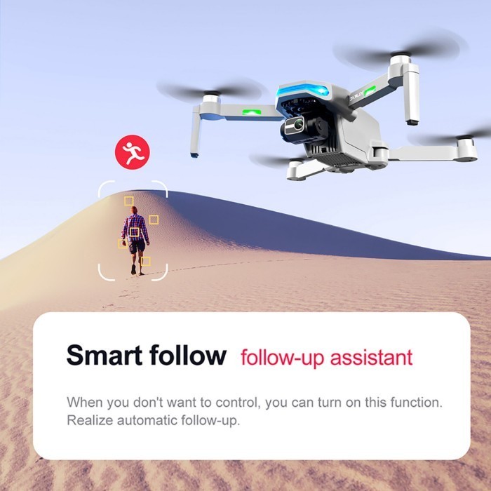 Rc Drone Gps Dual Kamera Ylrc S135 Pro 8K Hd 3-Axis Gimbal